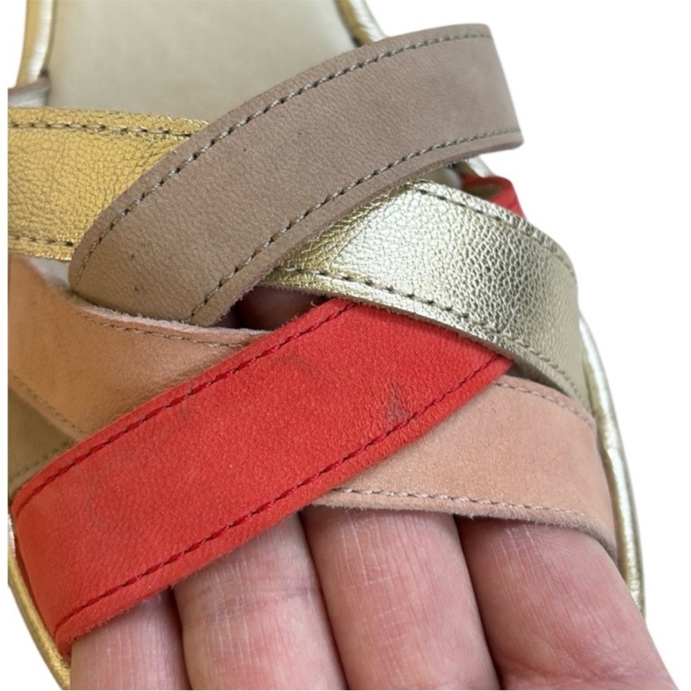 EUC Fly London Leather Cune Sandals Size 9 - 9.5 - Picture 10 of 10